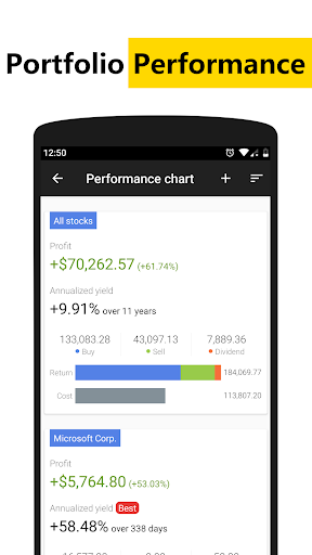 JStock:Stock Market, Portfolio - عکس برنامه موبایلی اندروید