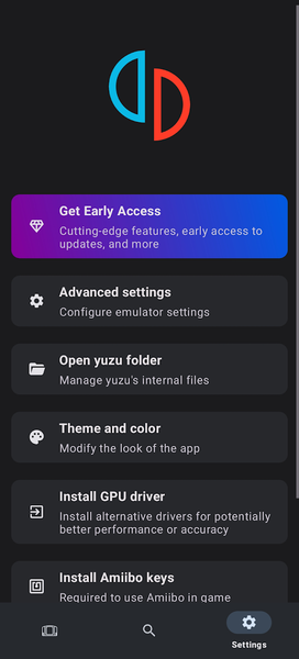 yuzu Emulator - Image screenshot of android app