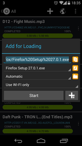 LoaderDroid - عکس برنامه موبایلی اندروید