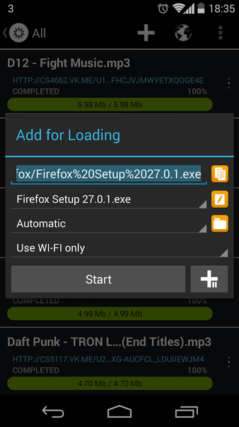 LoaderDroid - Image screenshot of android app