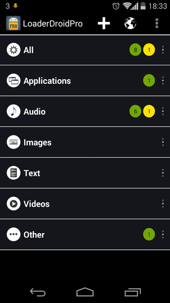 LoaderDroid - Image screenshot of android app