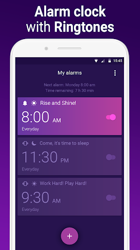 Loud Alarm Clock with Music - Image screenshot of android app