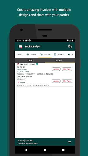 Pocket Ledger - Image screenshot of android app