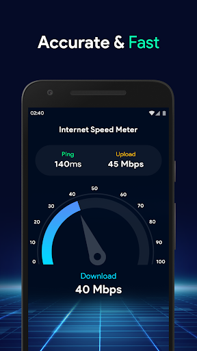 Internet Speed Meter-Speed Test - عکس برنامه موبایلی اندروید