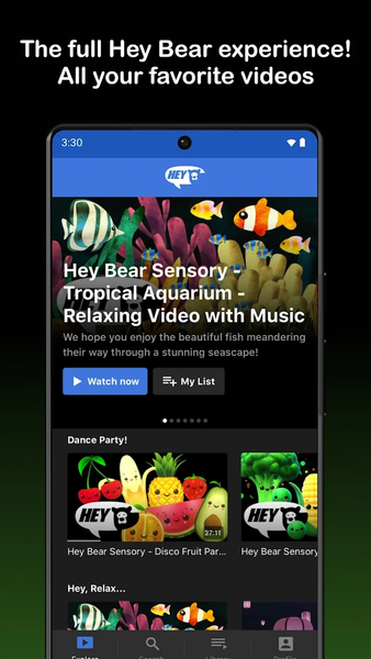 Hey Bear Sensory - Image screenshot of android app