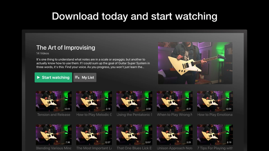Guitar Super System - Image screenshot of android app