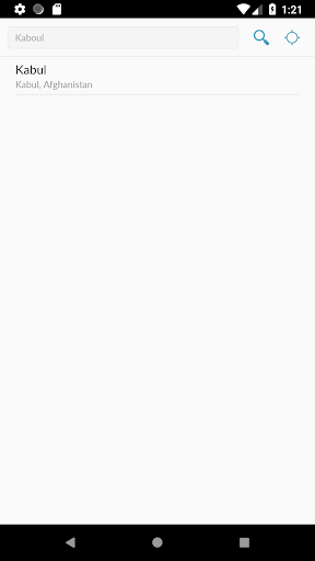 Afghanistan Weather - Image screenshot of android app