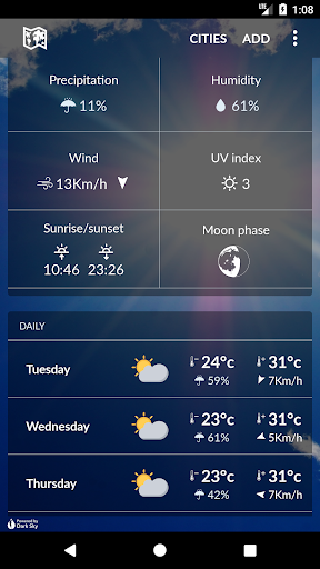 Jamaica Weather - Image screenshot of android app