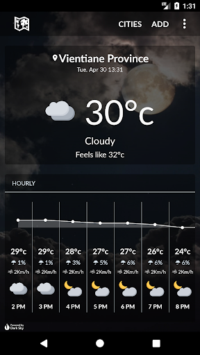 Laos Weather - عکس برنامه موبایلی اندروید