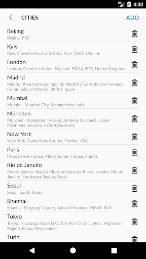 World Weather - عکس برنامه موبایلی اندروید