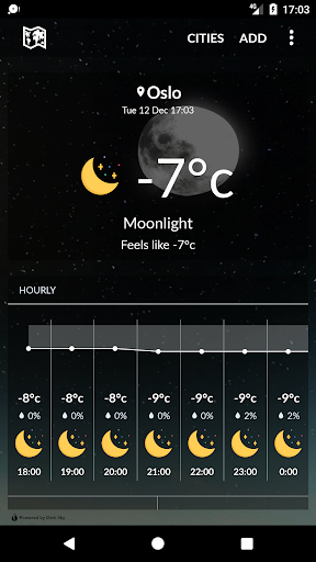 Norway weather - عکس برنامه موبایلی اندروید