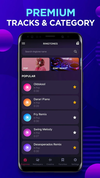 Song Ringtones & Wallpapers - Image screenshot of android app