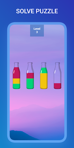 Bottle Sort Game - Puzzle - عکس بازی موبایلی اندروید