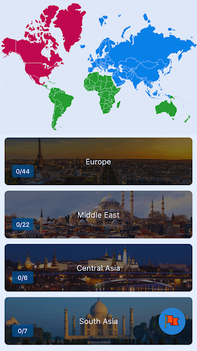 All Countries - World Map - عکس برنامه موبایلی اندروید