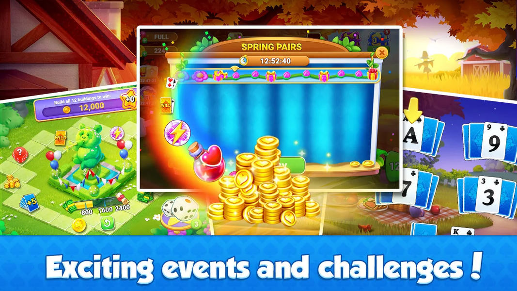 Tripeaks Solitaire Farm - عکس بازی موبایلی اندروید