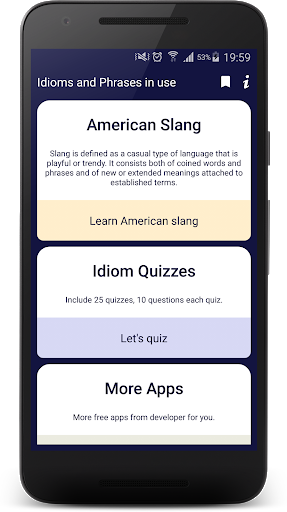 English Idioms and Phrases in Use - Image screenshot of android app