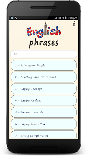 English Phrases In Use - Image screenshot of android app