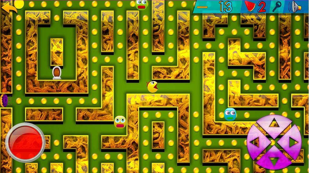 Pac Maze Runner - Gameplay image of android game