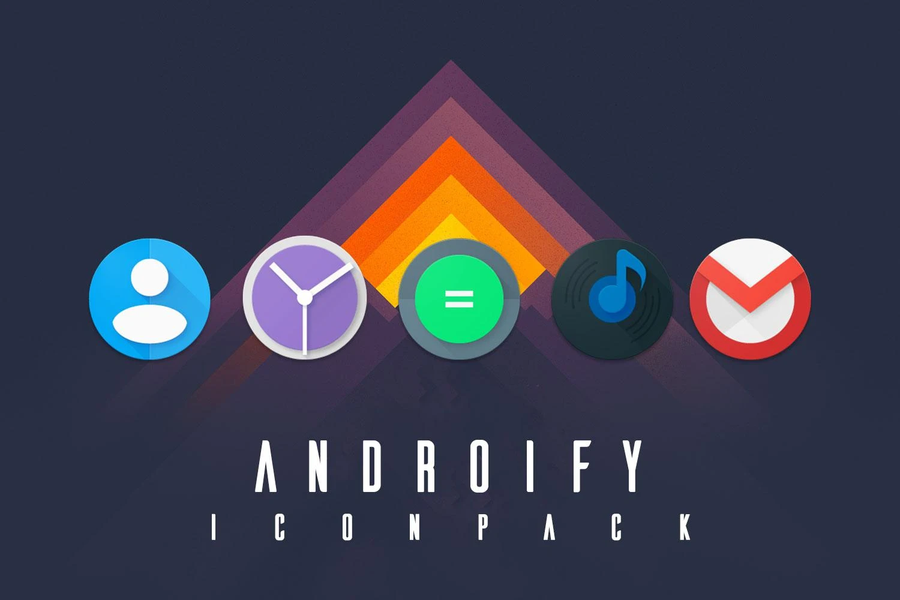 Androify Icon pack - Image screenshot of android app