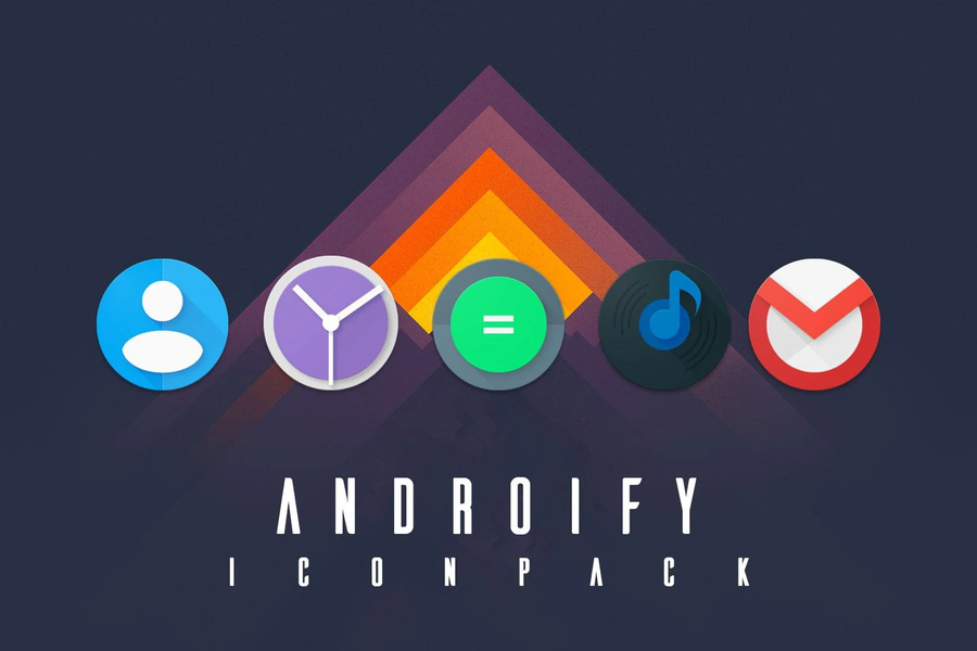 Androify Icon pack - عکس برنامه موبایلی اندروید