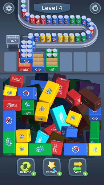 Packing Jam: Cans Sort Puzzle - عکس بازی موبایلی اندروید