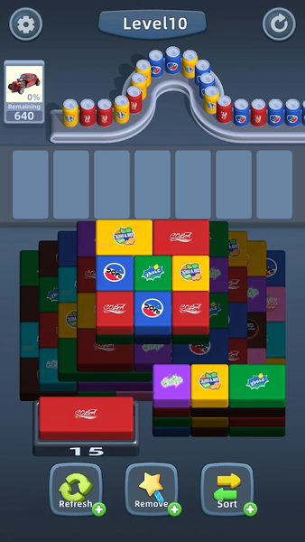 Packing Jam: Cans Sort Puzzle - Gameplay image of android game