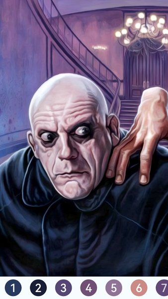 Movie Paint by Number Coloring - Gameplay image of android game