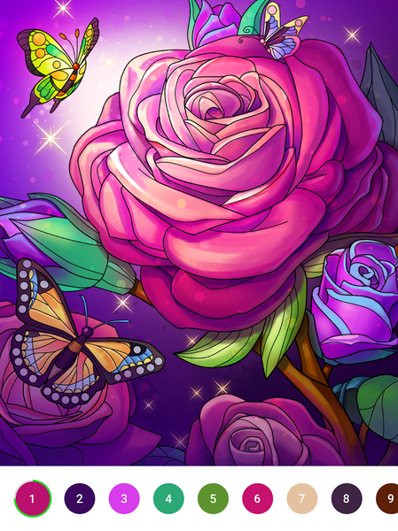 Super Color® - Paint by Number - عکس برنامه موبایلی اندروید