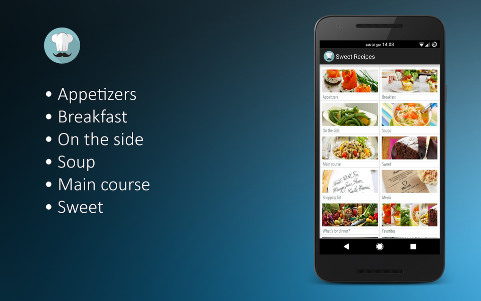 Sweet Recipes - Easy Cooking - Image screenshot of android app