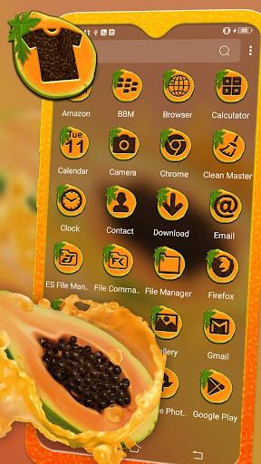 Papaya Theme - Image screenshot of android app