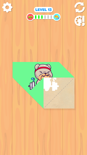 Fold It! Paper Puzzle 3D - Image screenshot of android app