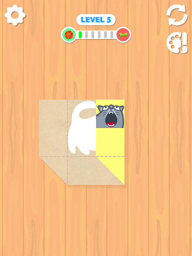 Fold It! Paper Puzzle 3D - Image screenshot of android app