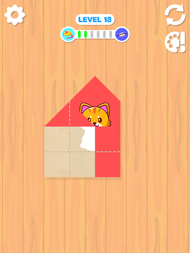 Fold It! Paper Puzzle 3D - Image screenshot of android app