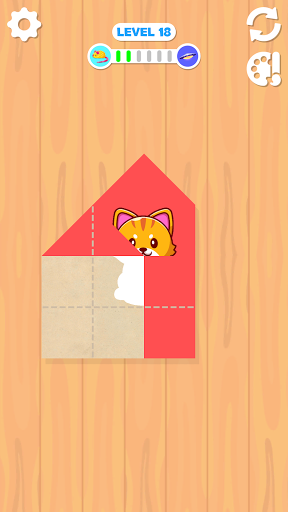 Fold It! Paper Puzzle 3D - Image screenshot of android app