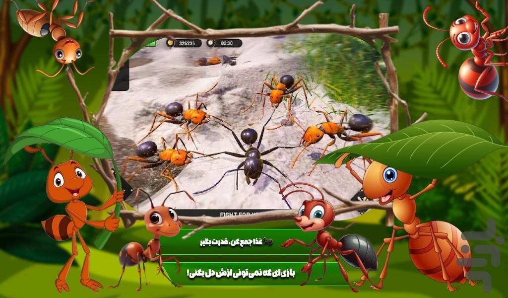 بازی مورچه - Gameplay image of android game