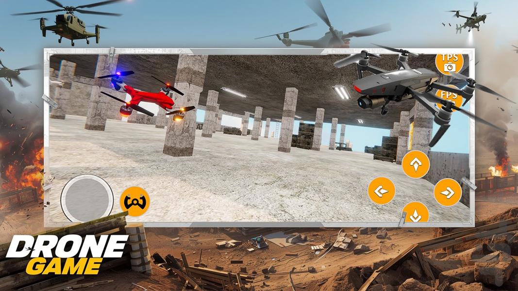 بازی پهباد جنگی - Gameplay image of android game