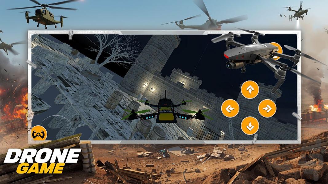 بازی پهباد جنگی - Gameplay image of android game