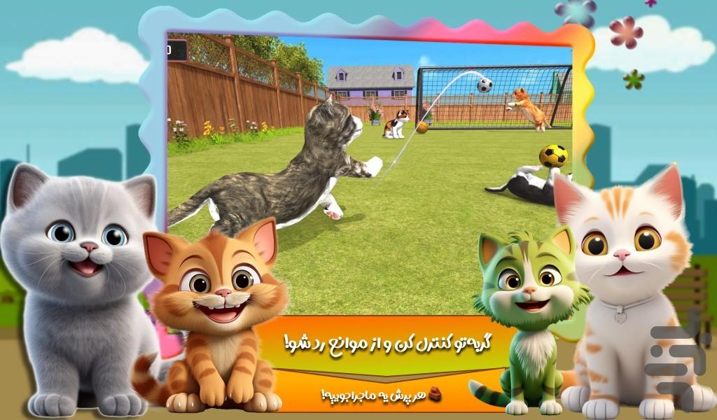 بازی فکری گربه - Gameplay image of android game
