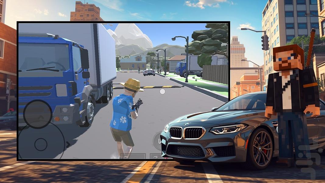 بازی گنگستر شهر - Gameplay image of android game