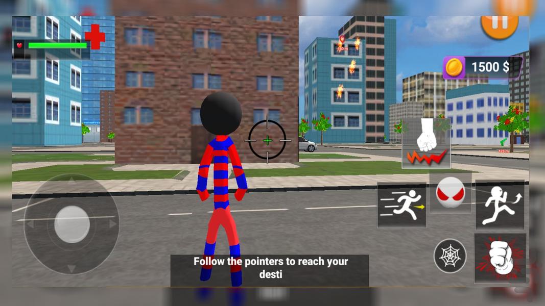 بازی مرد عنکبوتی - Gameplay image of android game