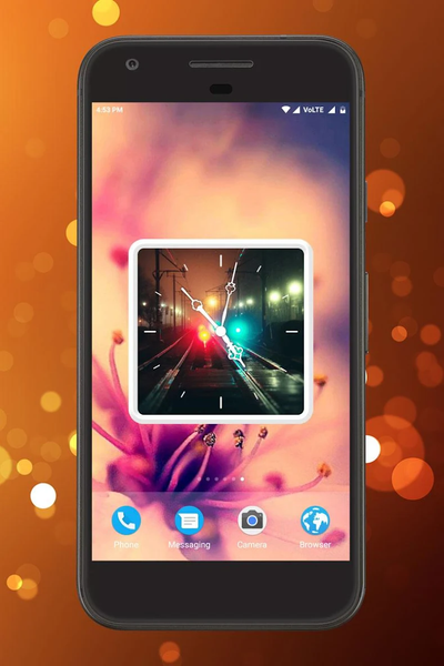 Light Clock Live Wallpaper - عکس برنامه موبایلی اندروید