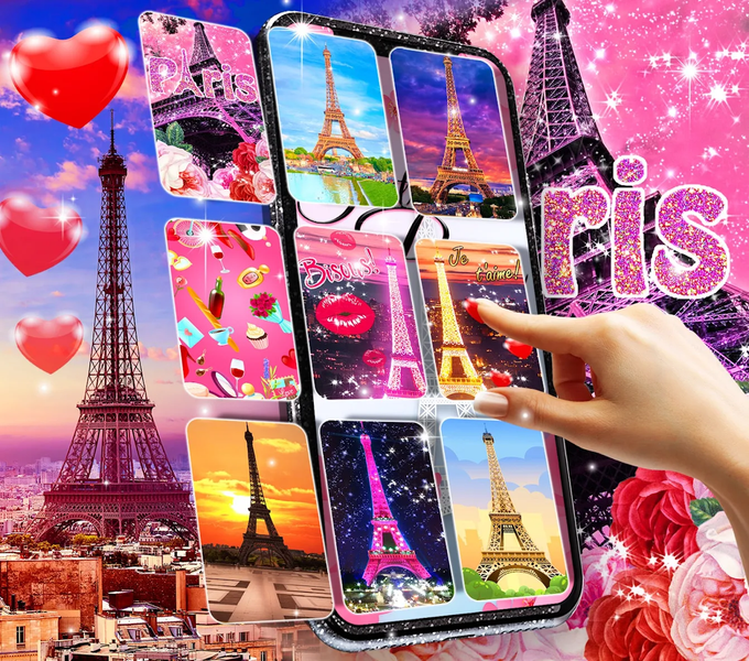 Paris wallpapers - Image screenshot of android app