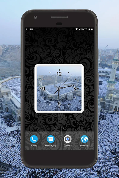 Mecca Clock Live Wallpaper - عکس برنامه موبایلی اندروید