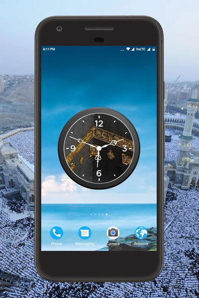 Mecca Clock Live Wallpaper - عکس برنامه موبایلی اندروید