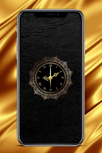 Royal Clock Live Wallpaper - Image screenshot of android app