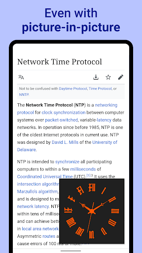 AtomicClock: NTP Time - عکس برنامه موبایلی اندروید