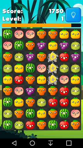 Match 3 Master Happy Fruits - Gameplay image of android game