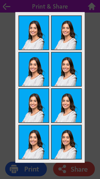 Passport Size Photo Maker - Image screenshot of android app