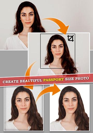Passport Size Photo Editor - عکس برنامه موبایلی اندروید