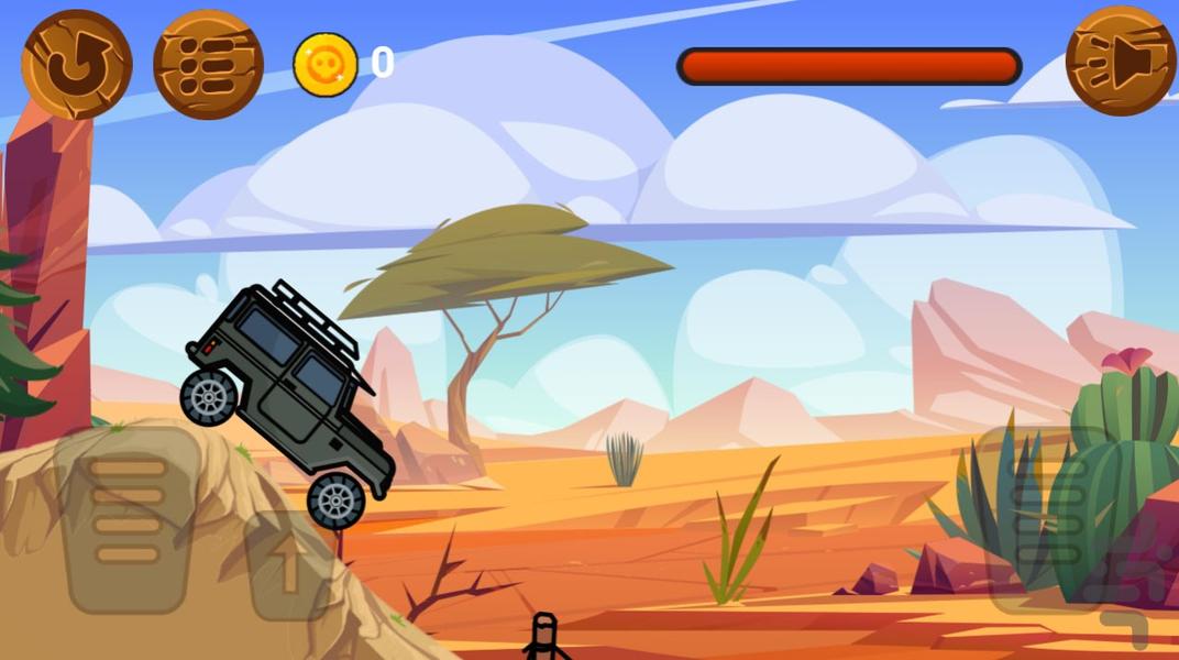 بازی رانندگی با جیپ - Gameplay image of android game